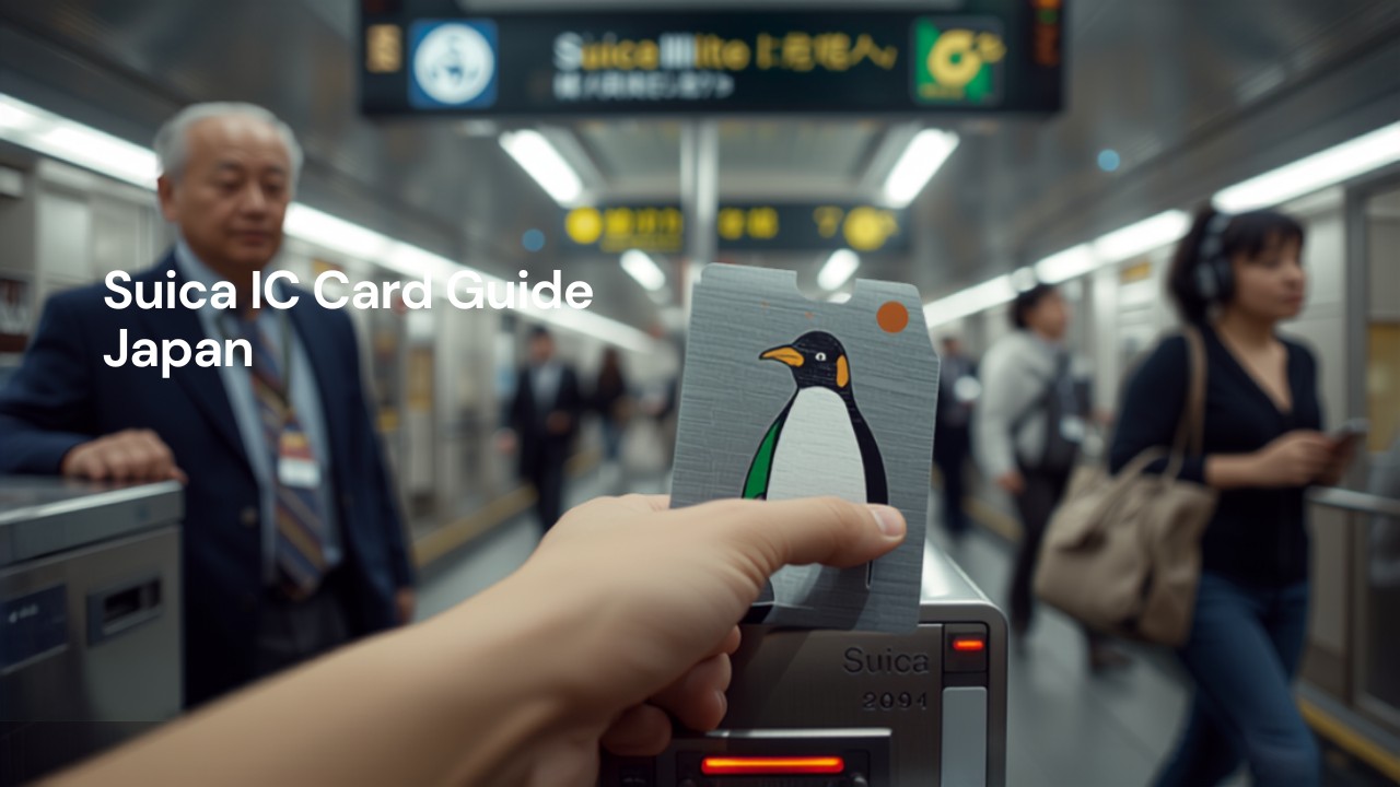 Suica IC card Japan transit guide for tourists