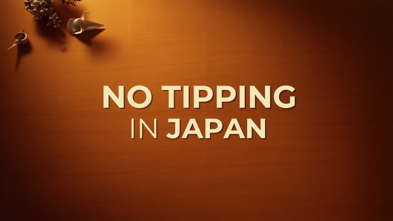 Tipping in Japan no tip culture omotenashi guide for tourists