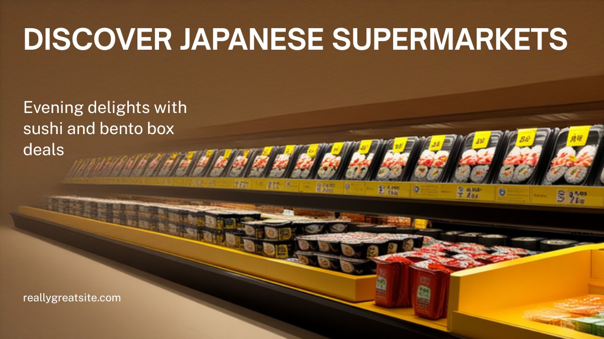 Japan supermarket guide tourists shopping AEON Seiyu discount stickers
