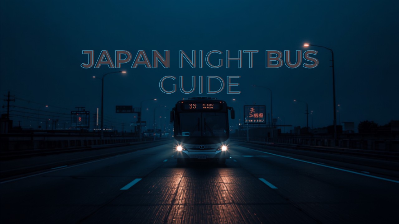 Night bus Japan budget travel Tokyo Osaka 2026