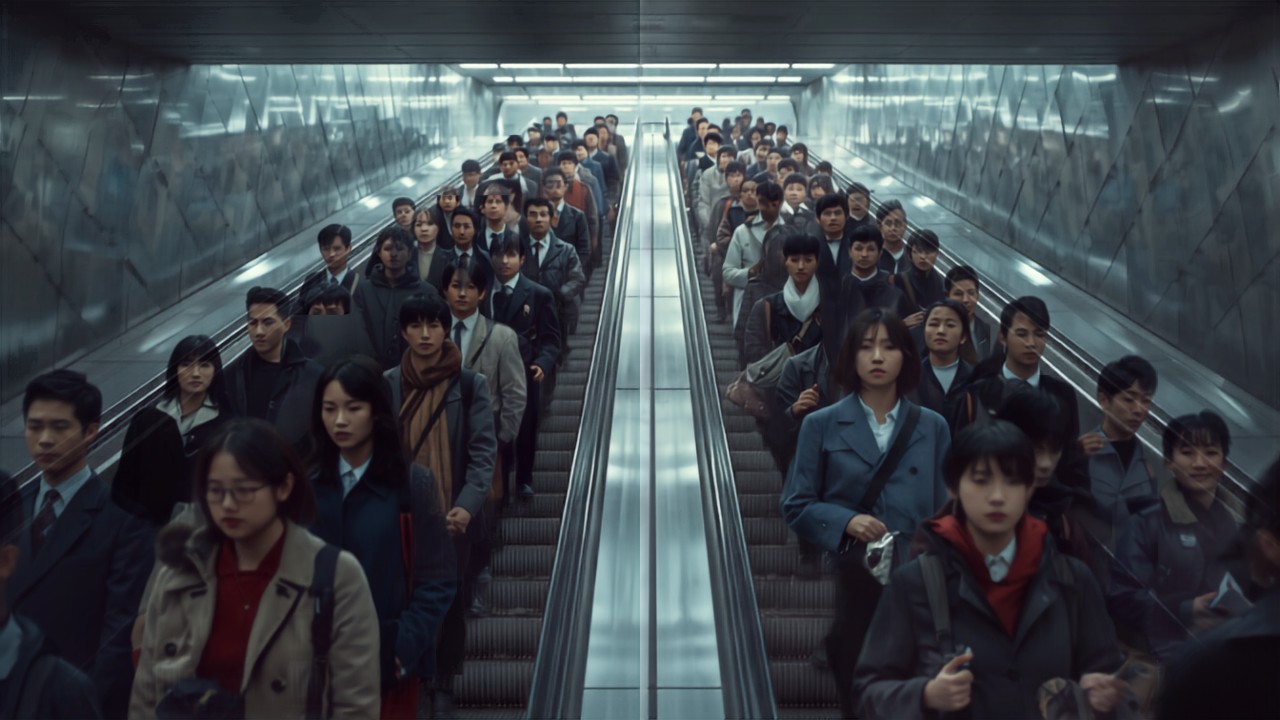 Japan walking etiquette escalator rules which side left right Tokyo Osaka